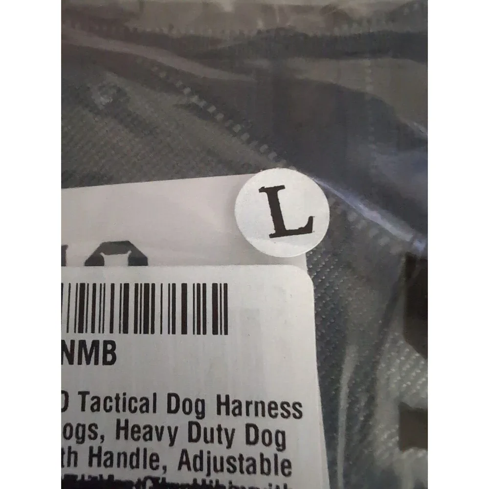 tactical dog harness large
